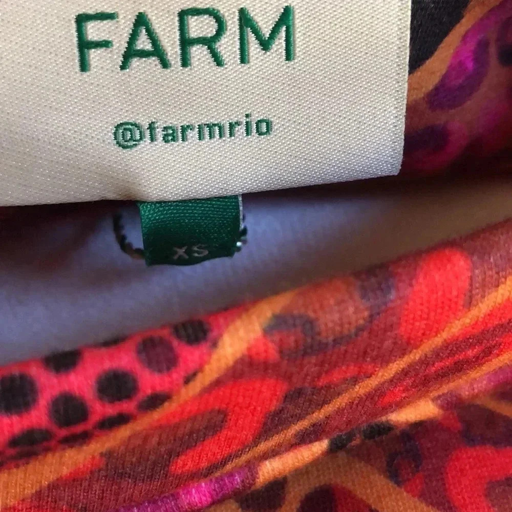 Farm Rio Hidden Animal Sweatshirt multi color oversized style XS New with tags - Picture 2 of 11